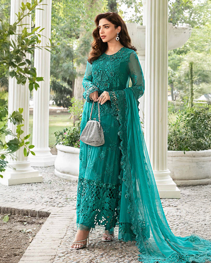 Teal Blossom Grace