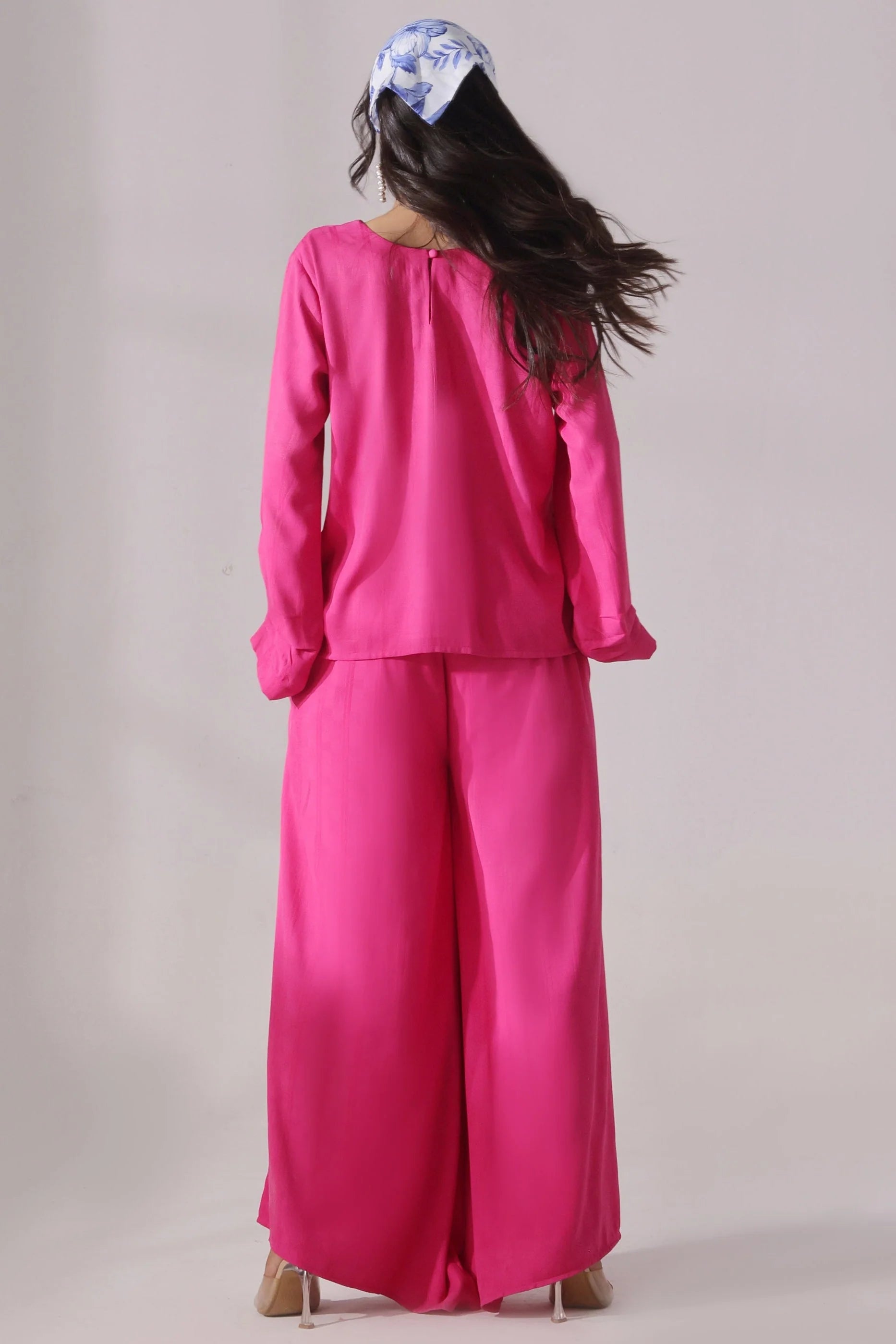 Fuchsia Muse Set - Stitched 2PC