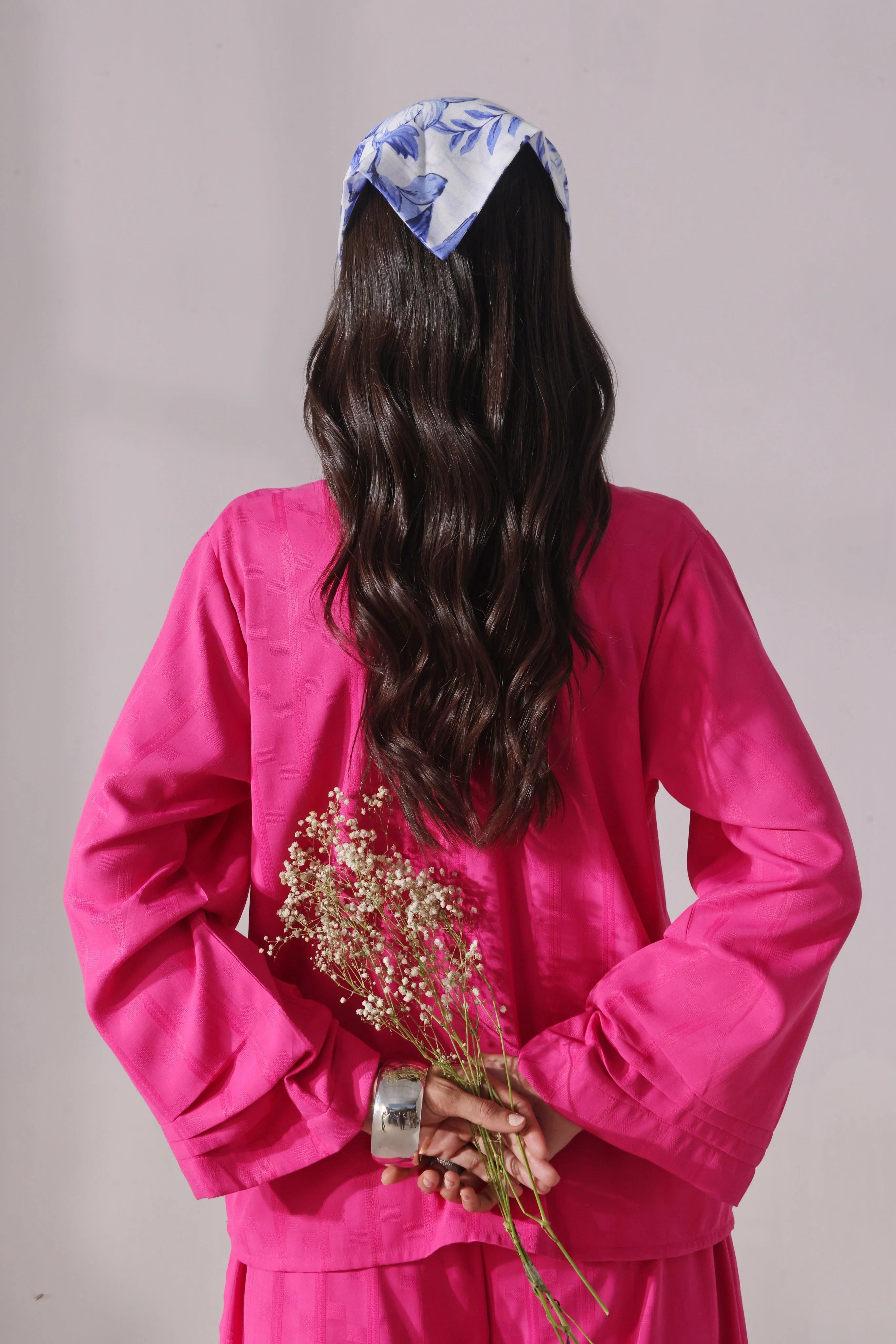 Fuchsia Muse Set - Stitched 2PC