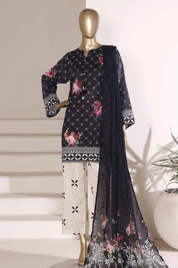 Chic & Minimal Style- Stitched 3PC