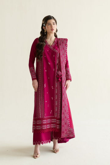 Zaib Luxe Aura - Unstitched 3PC