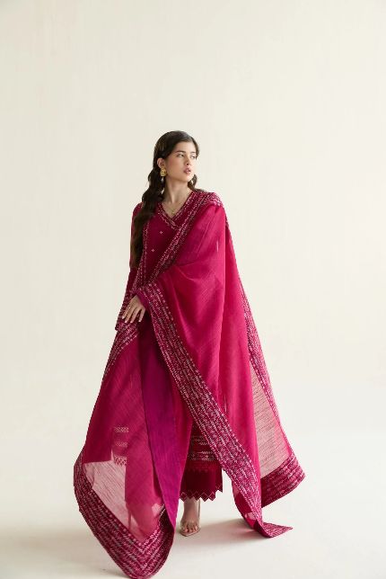 Zaib Luxe Aura - Unstitched 3PC