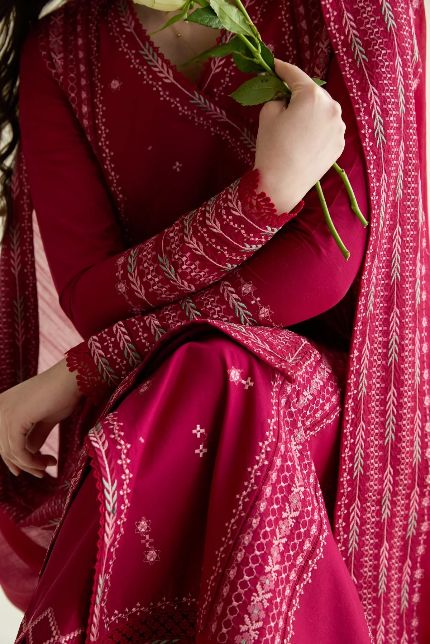 Zaib Luxe Aura - Unstitched 3PC