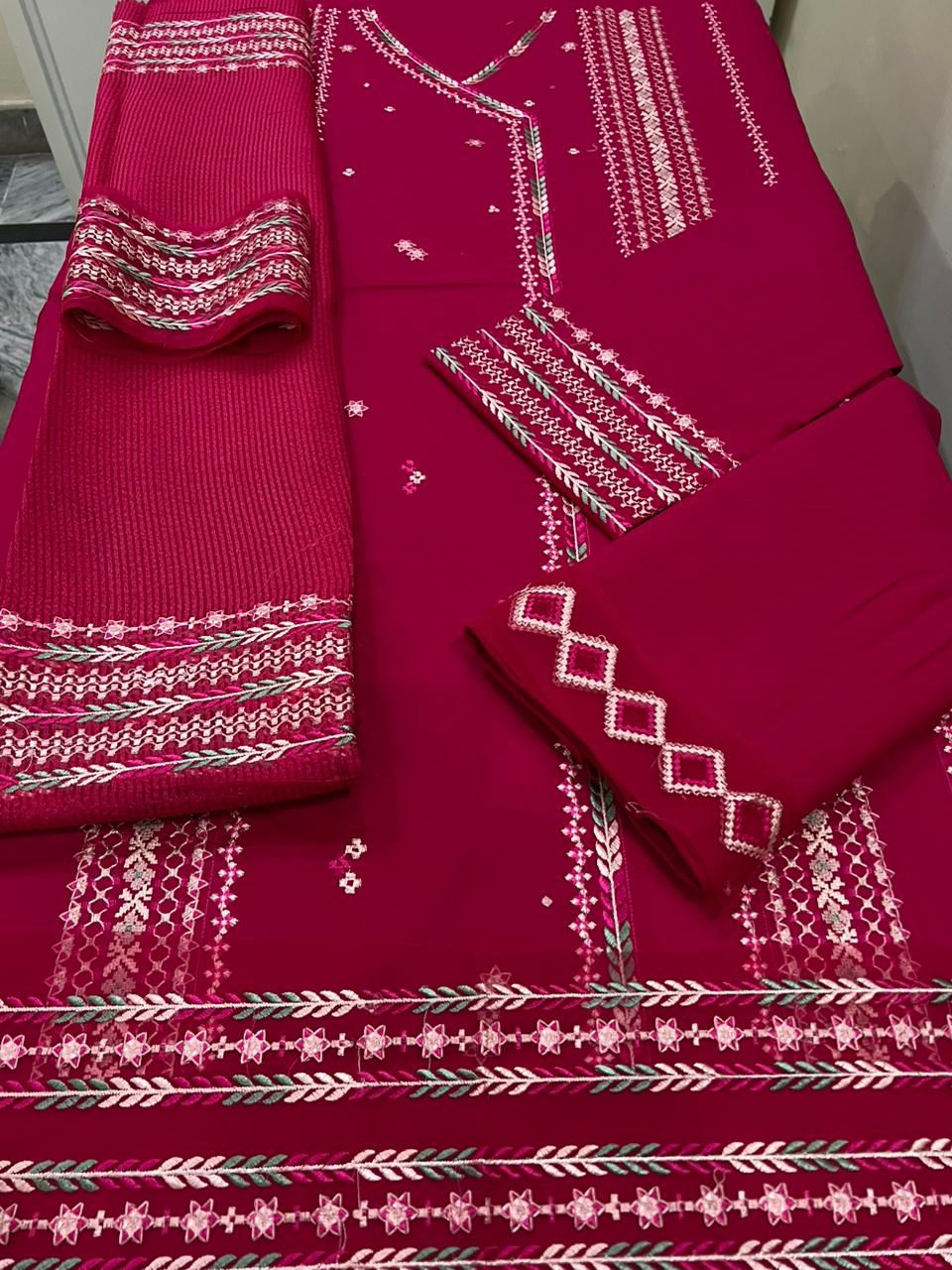 Zaib Luxe Aura - Unstitched 3PC
