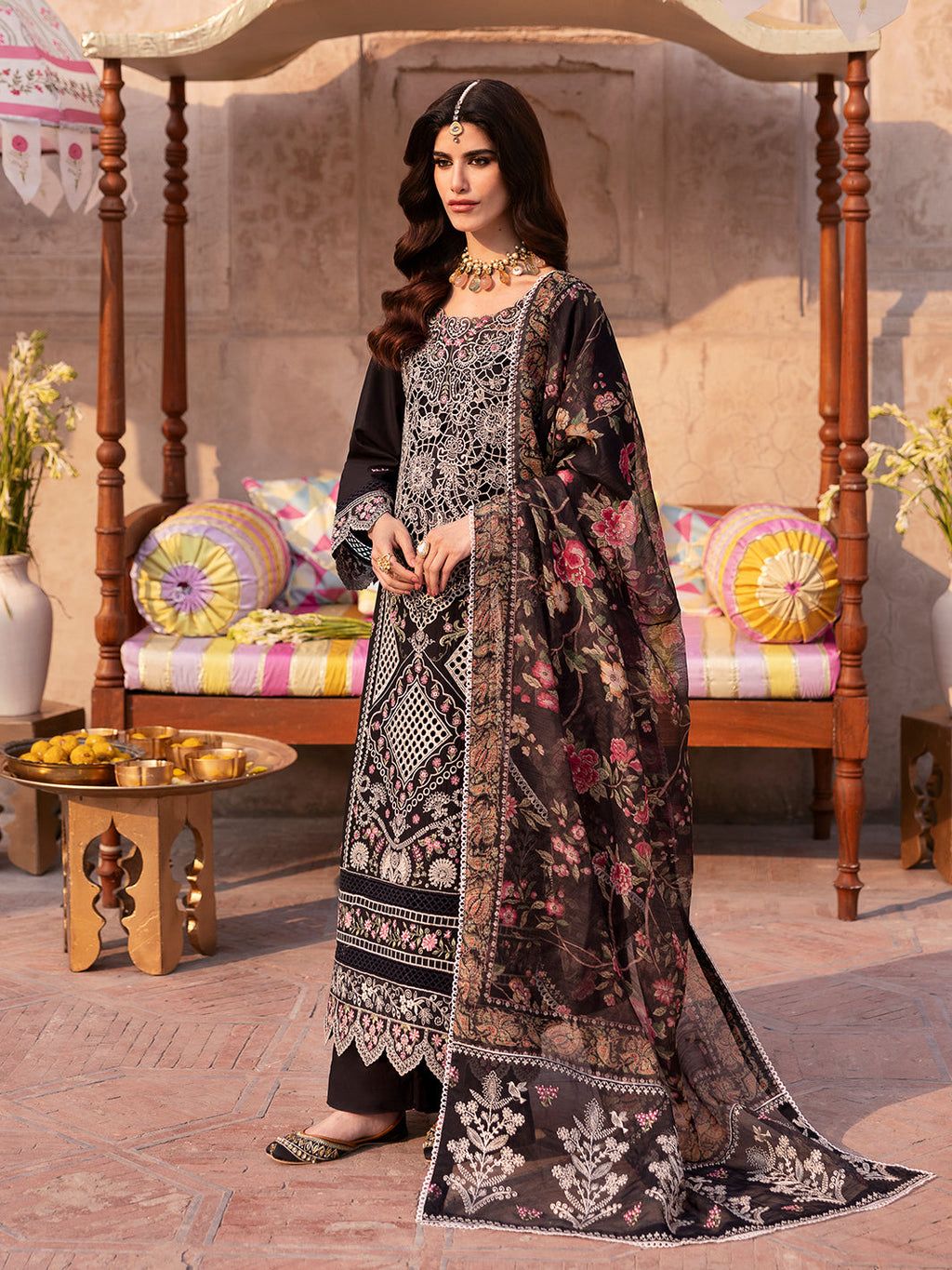 Sunlit Elegance - Unstitched 3PC