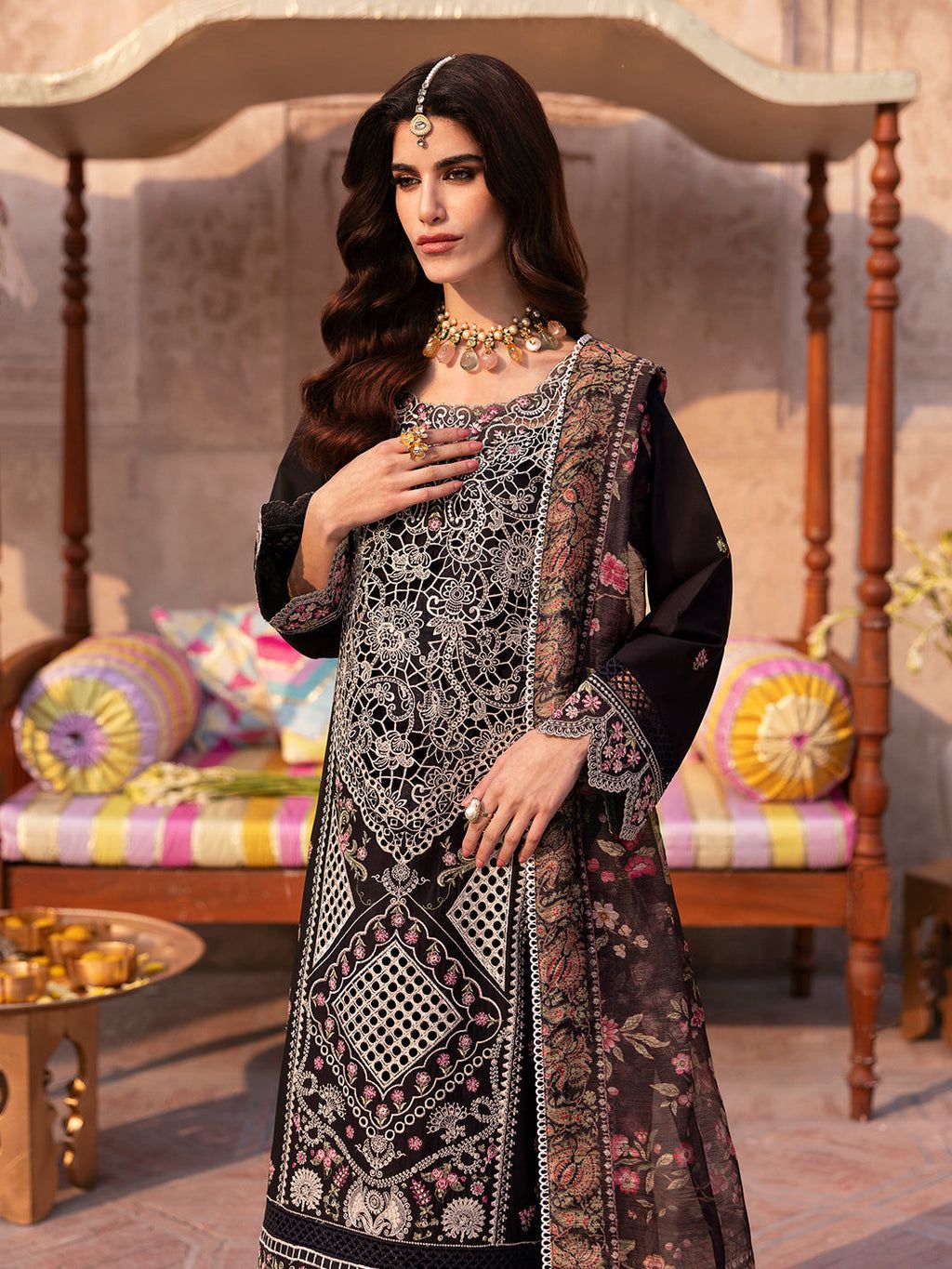 Sunlit Elegance - Unstitched 3PC