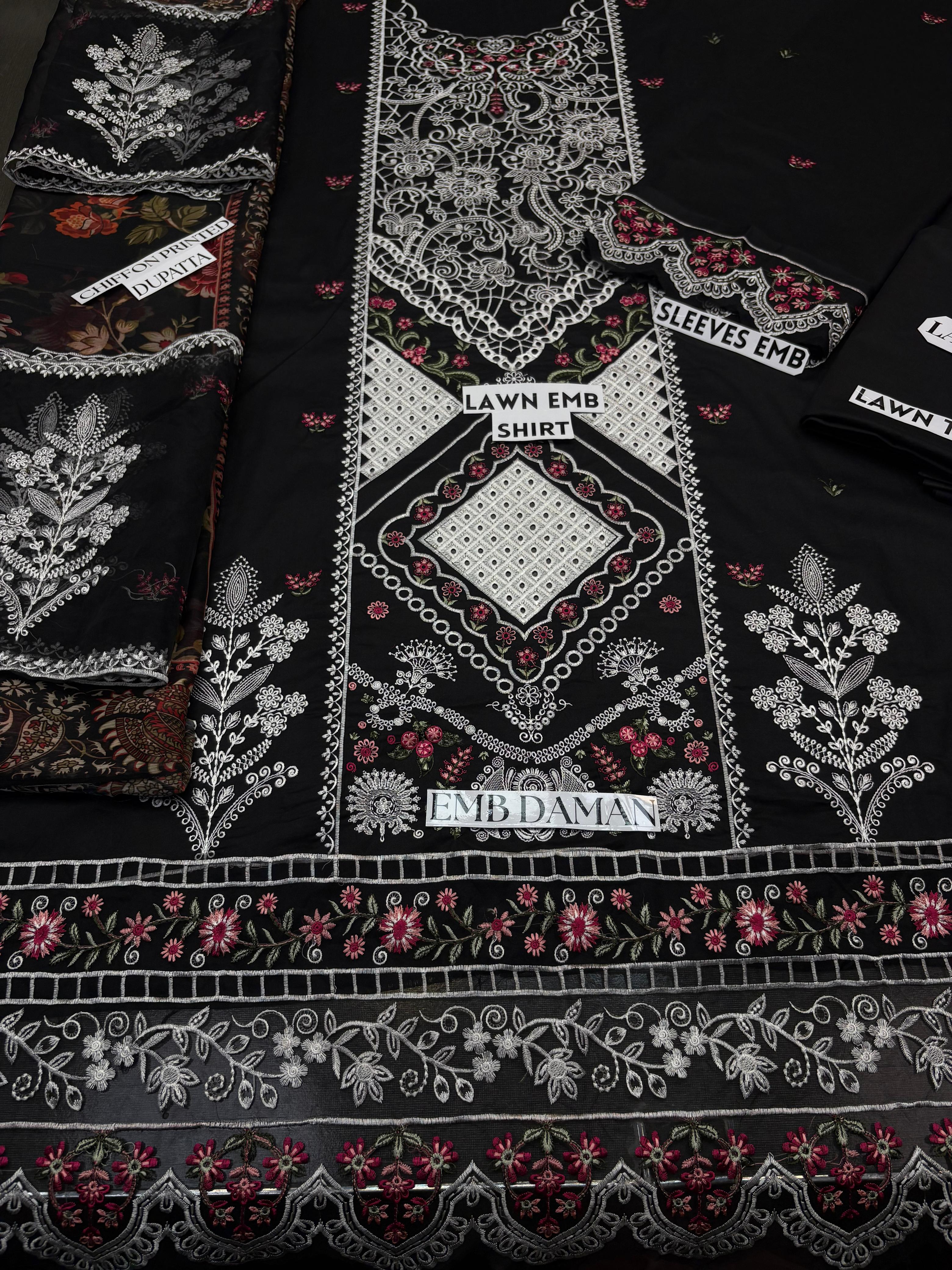 Sunlit Elegance - Unstitched 3PC