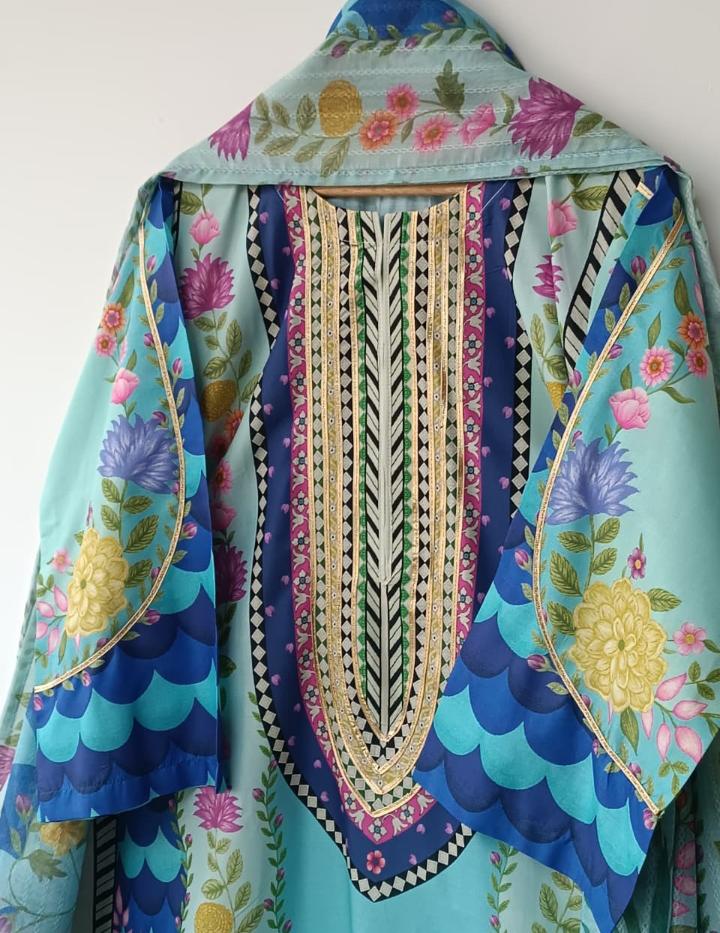 Graceful Gota Line - Stitched 3PC
