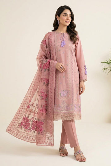 Stylish Embroidered - Stitched 3PC