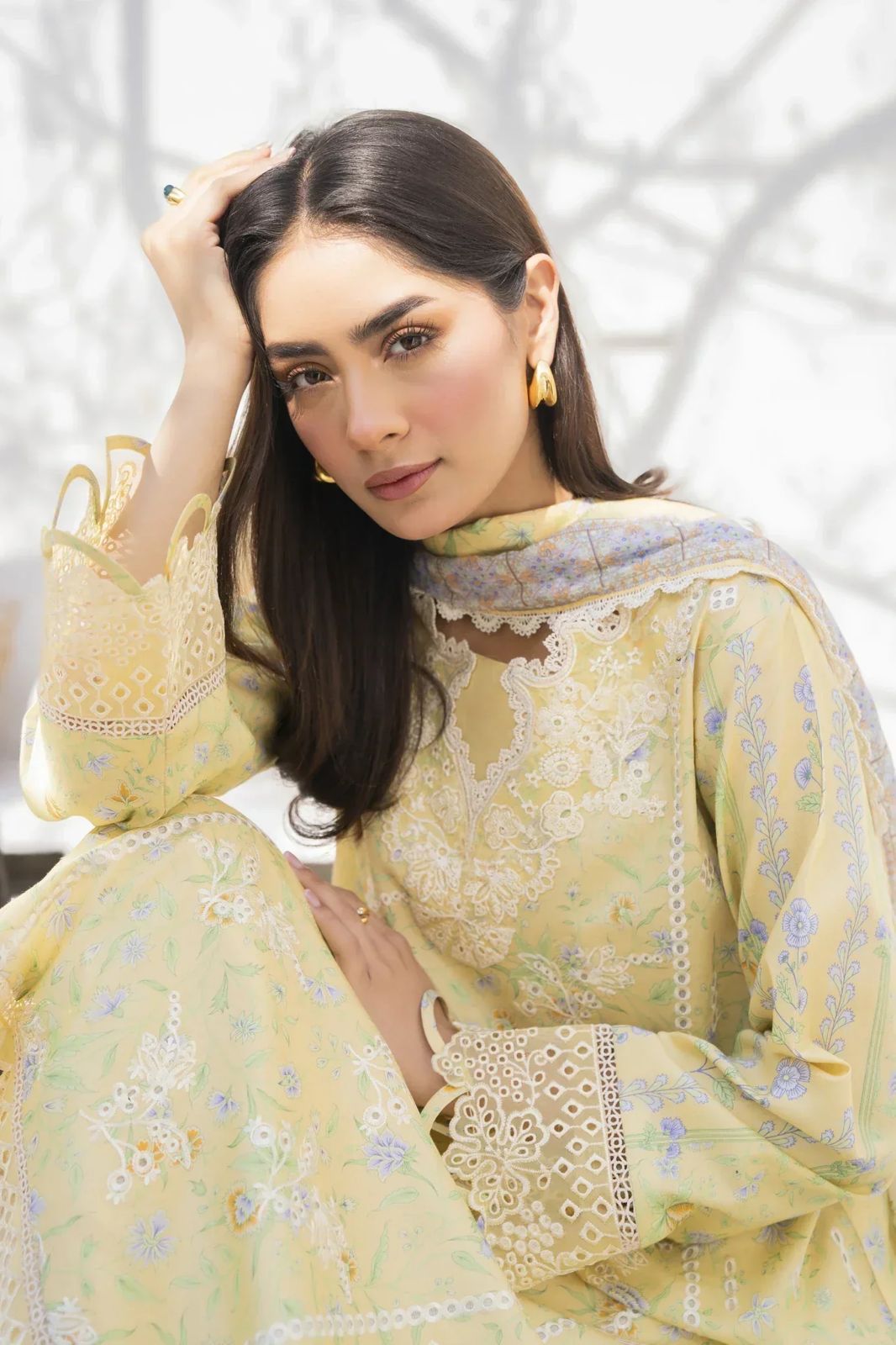 Festive Bloom - Unstitched 3PC