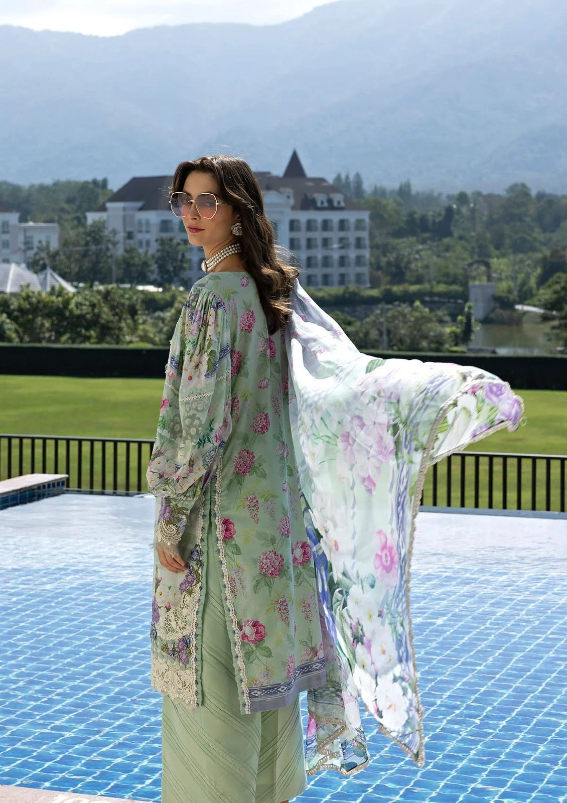 Printed Premium Lawn- Unstitched 3PC