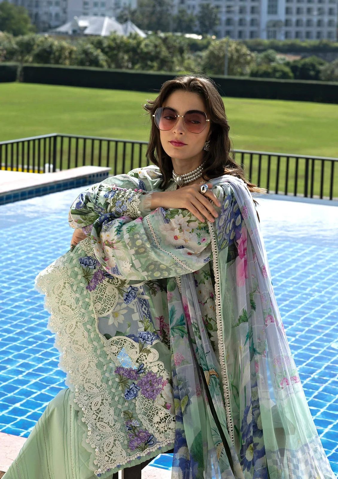 Printed Premium Lawn- Unstitched 3PC