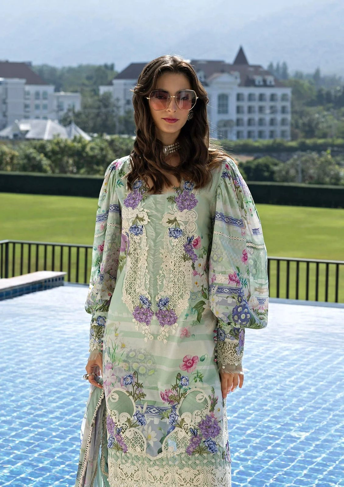 Printed Premium Lawn- Unstitched 3PC