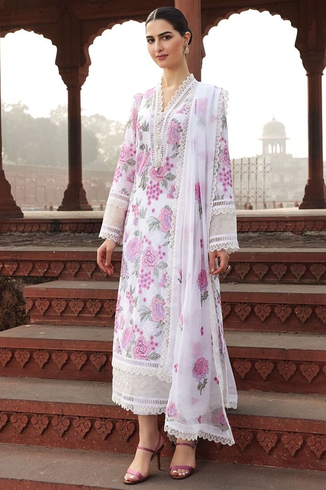Bareeza Lawn Luxe - Unstitched 3PC