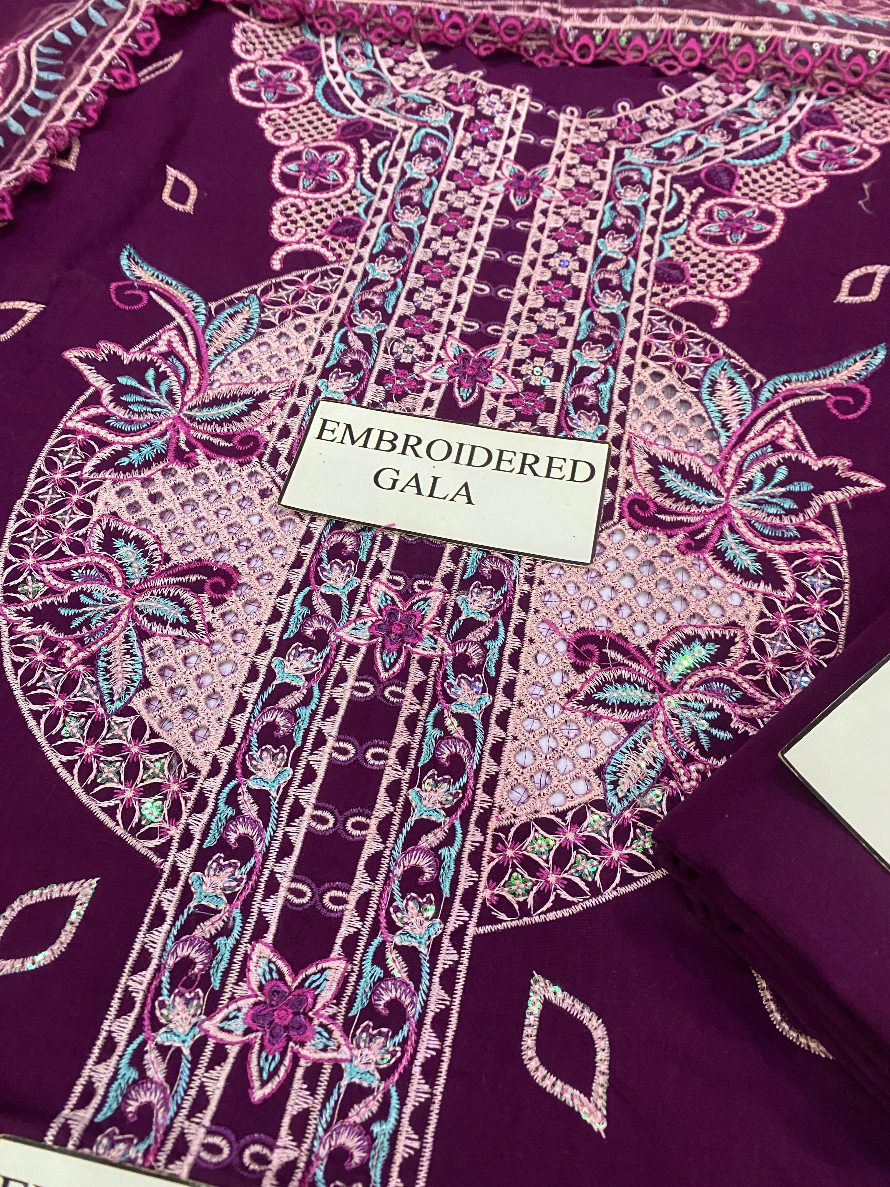 Classic Chikankari Lawn - Unstitched 3PC