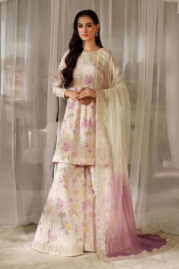 Graceful Printed Suit- Unstitched 3PC