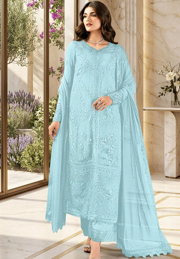 Exclusive Chiffon- Unstitched 3PC