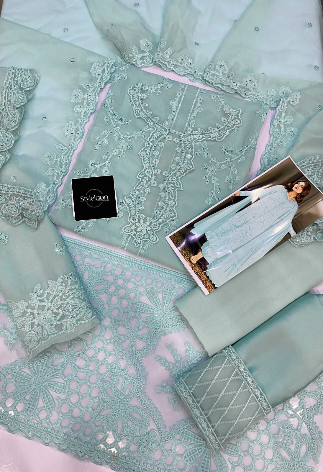 Exclusive Chiffon- Unstitched 3PC