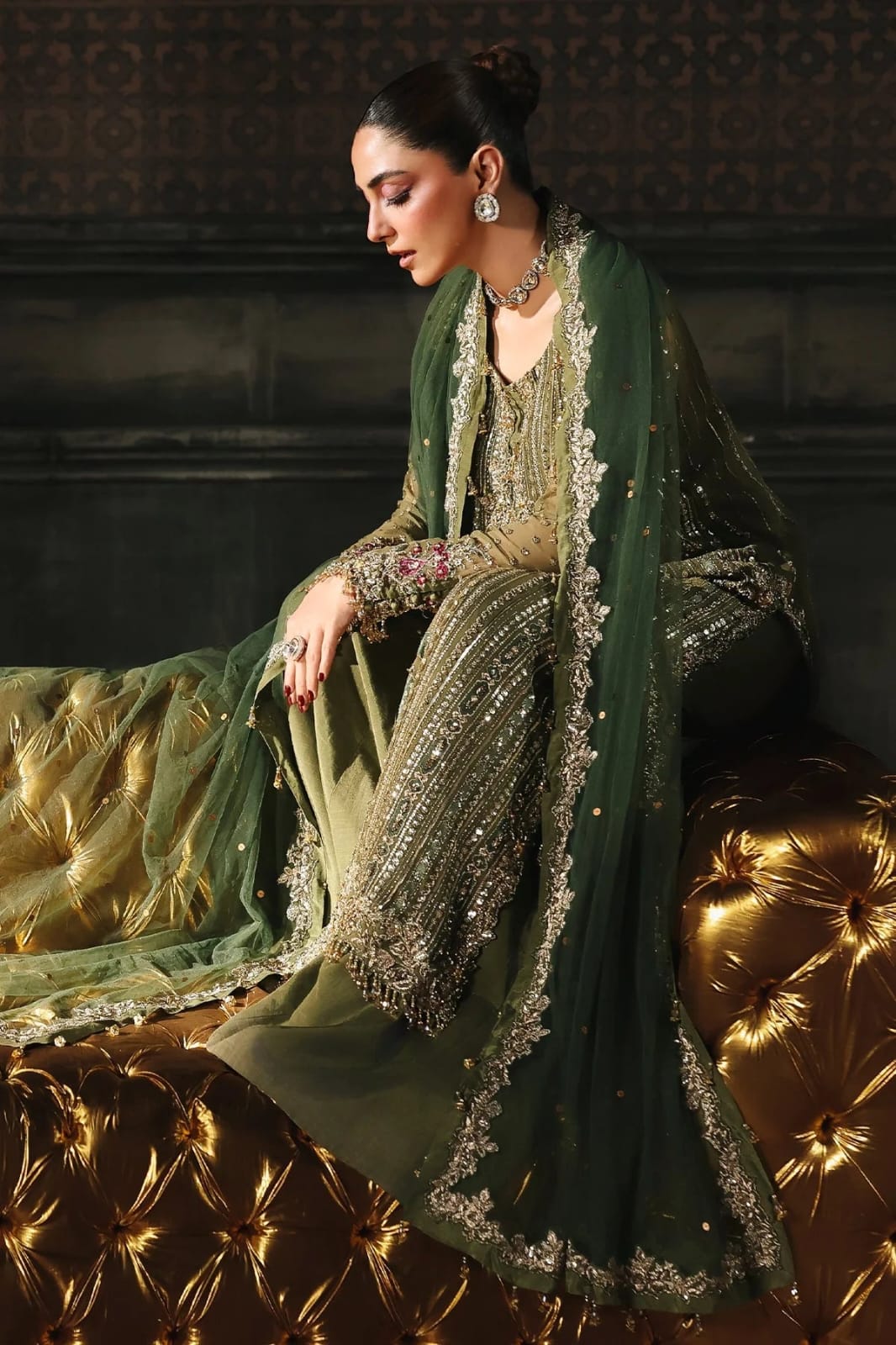 Chiffon Luxury Premium Embroidered | 3PC Unstitched