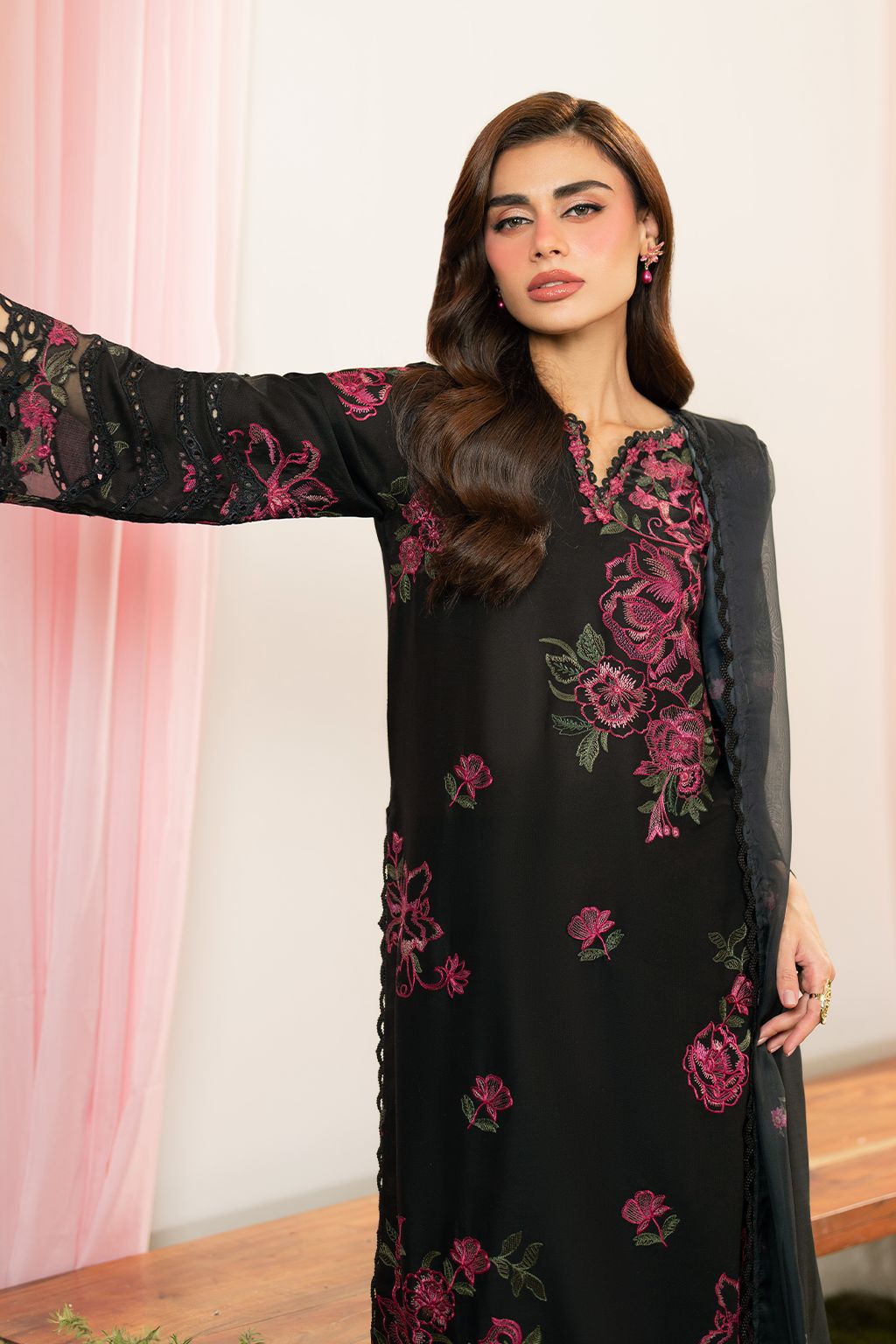 Premium Embroidered Lawn | 3PC Unstitched