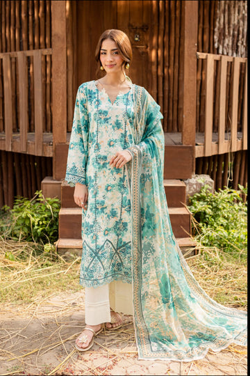 Premium Printed Lawn | 3PC Unstitched
