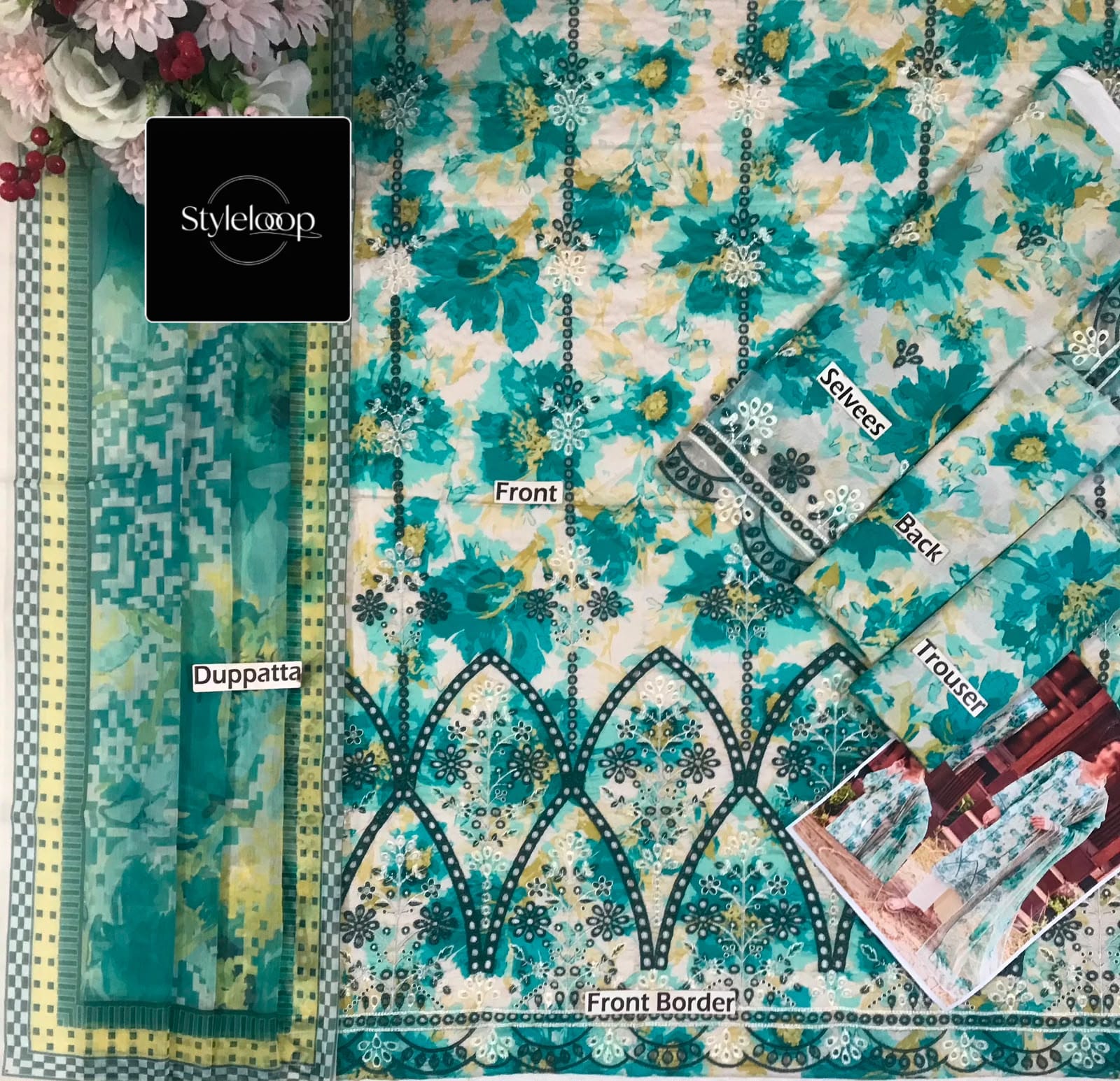 Premium Printed Lawn | 3PC Unstitched