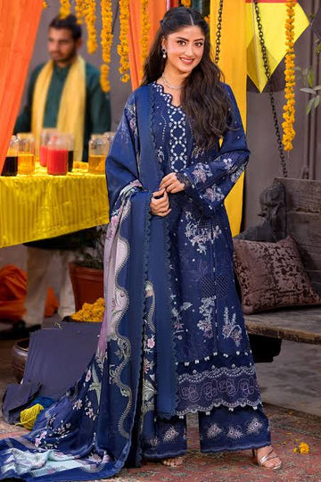 Premium Embroidered Lawn | Unstitched 3PC