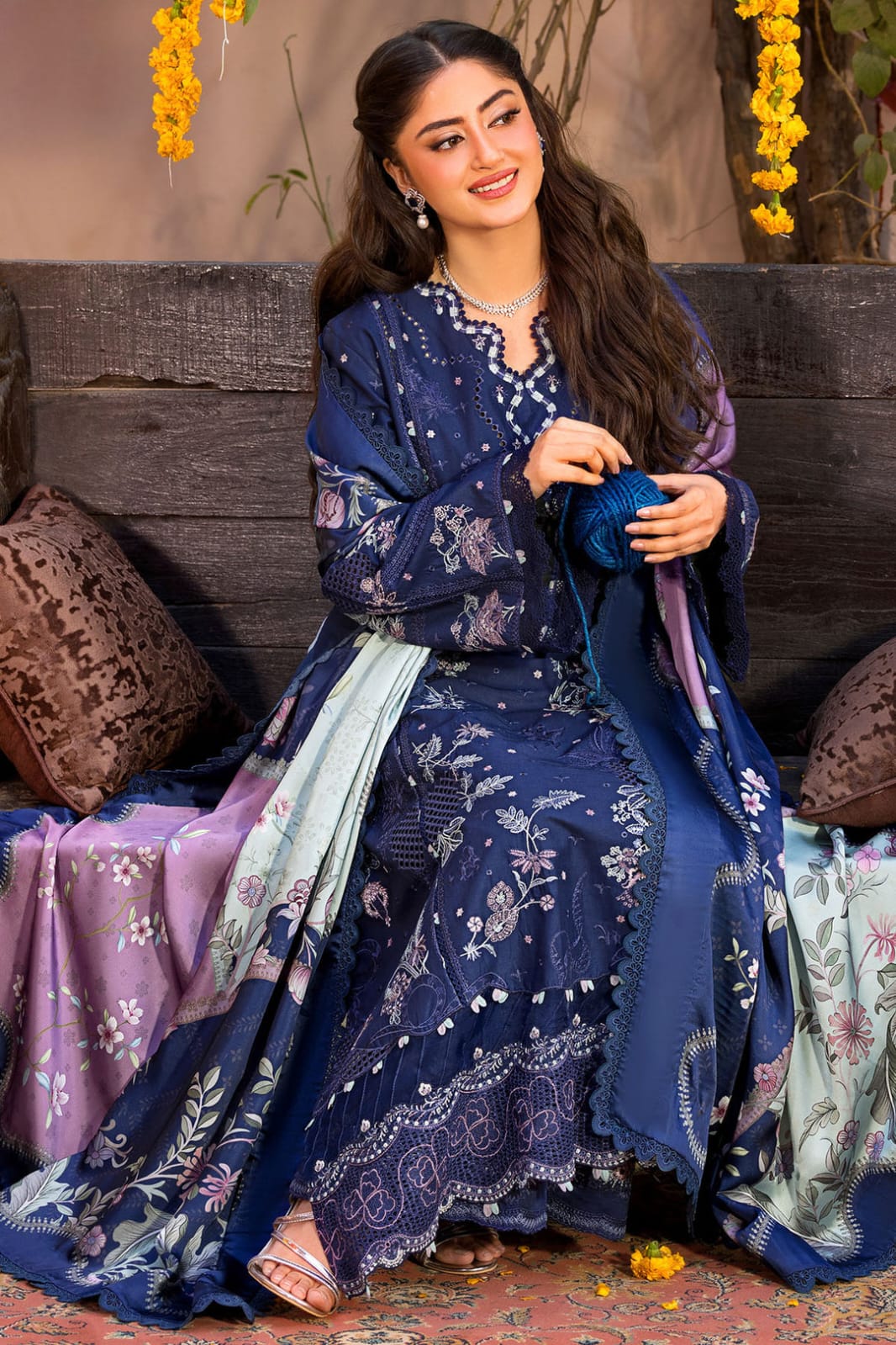 Premium Embroidered Lawn | Unstitched 3PC
