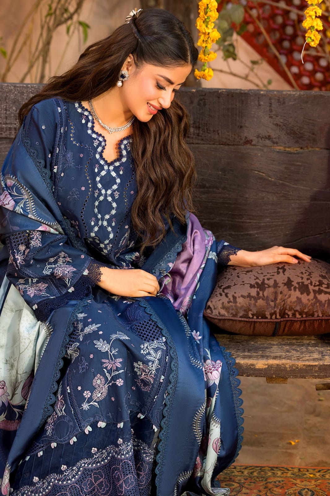 Premium Embroidered Lawn | Unstitched 3PC