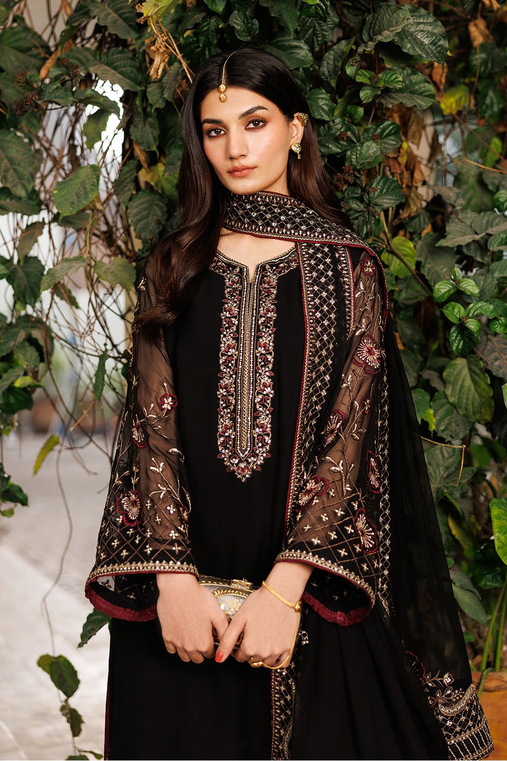 Chiffon Embroidered | Unstitched 3PC
