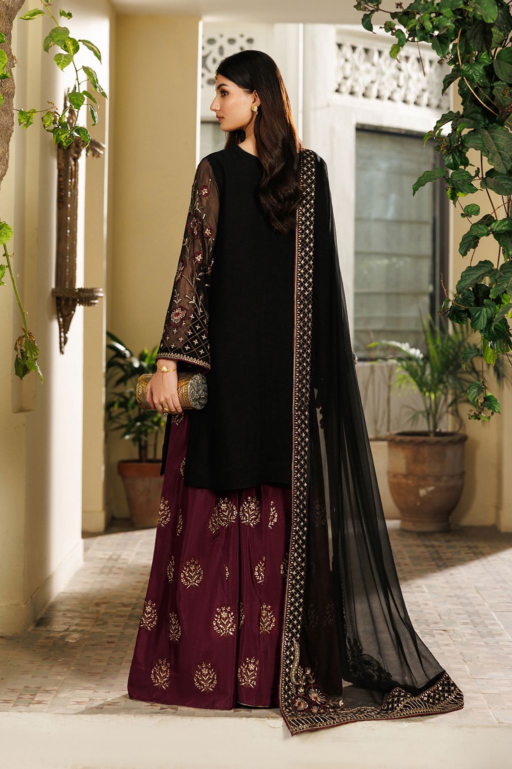 Chiffon Embroidered | Unstitched 3PC