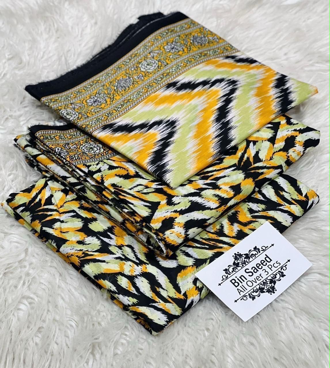 Bin Saeed Lawn | 3PC Unstitched