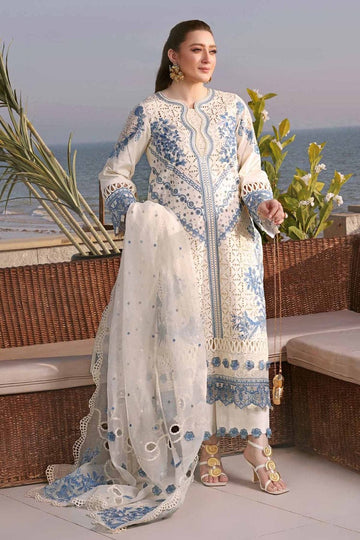 Luxury Cotton Chikankari | 3PC Unstitched