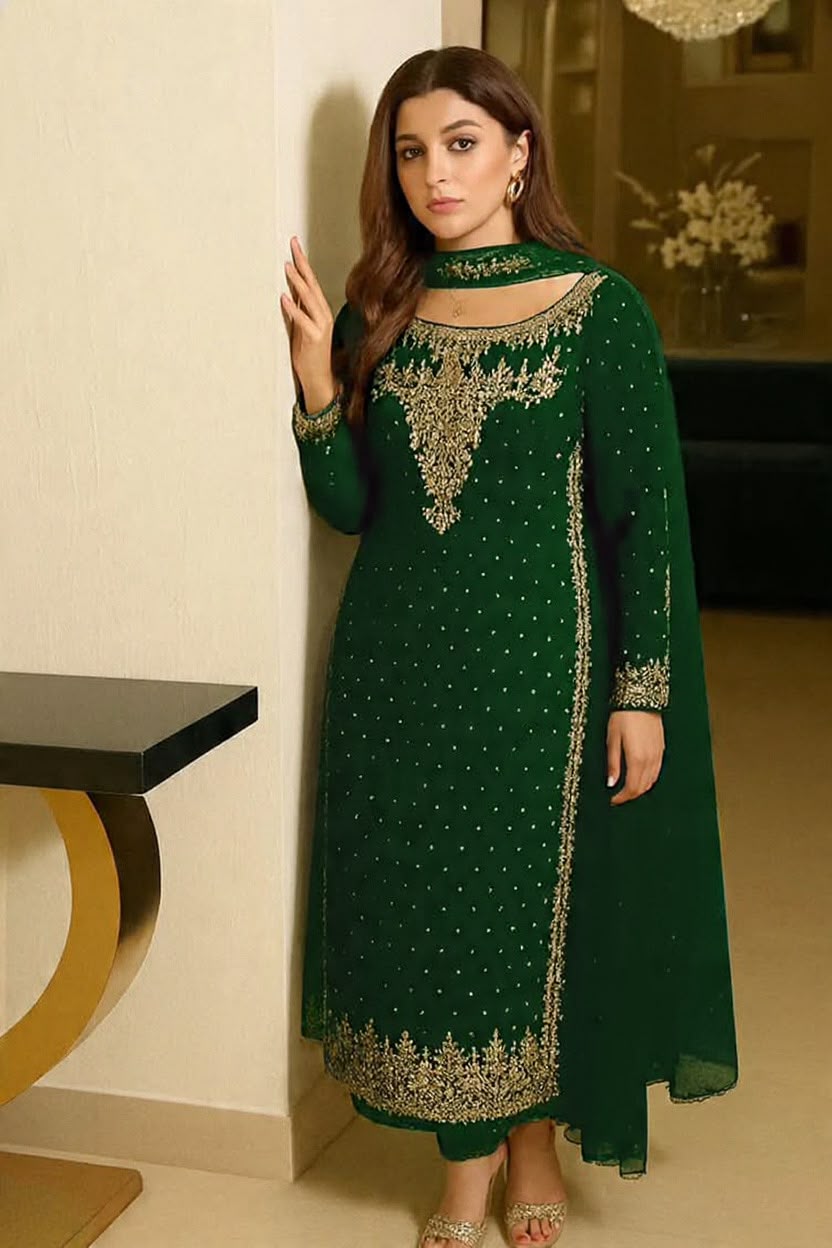 Premium Chiffon Embroidered | 3PC Unstitched