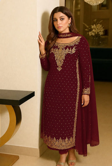 Premium Chiffon Embroidered | 3PC Unstitched