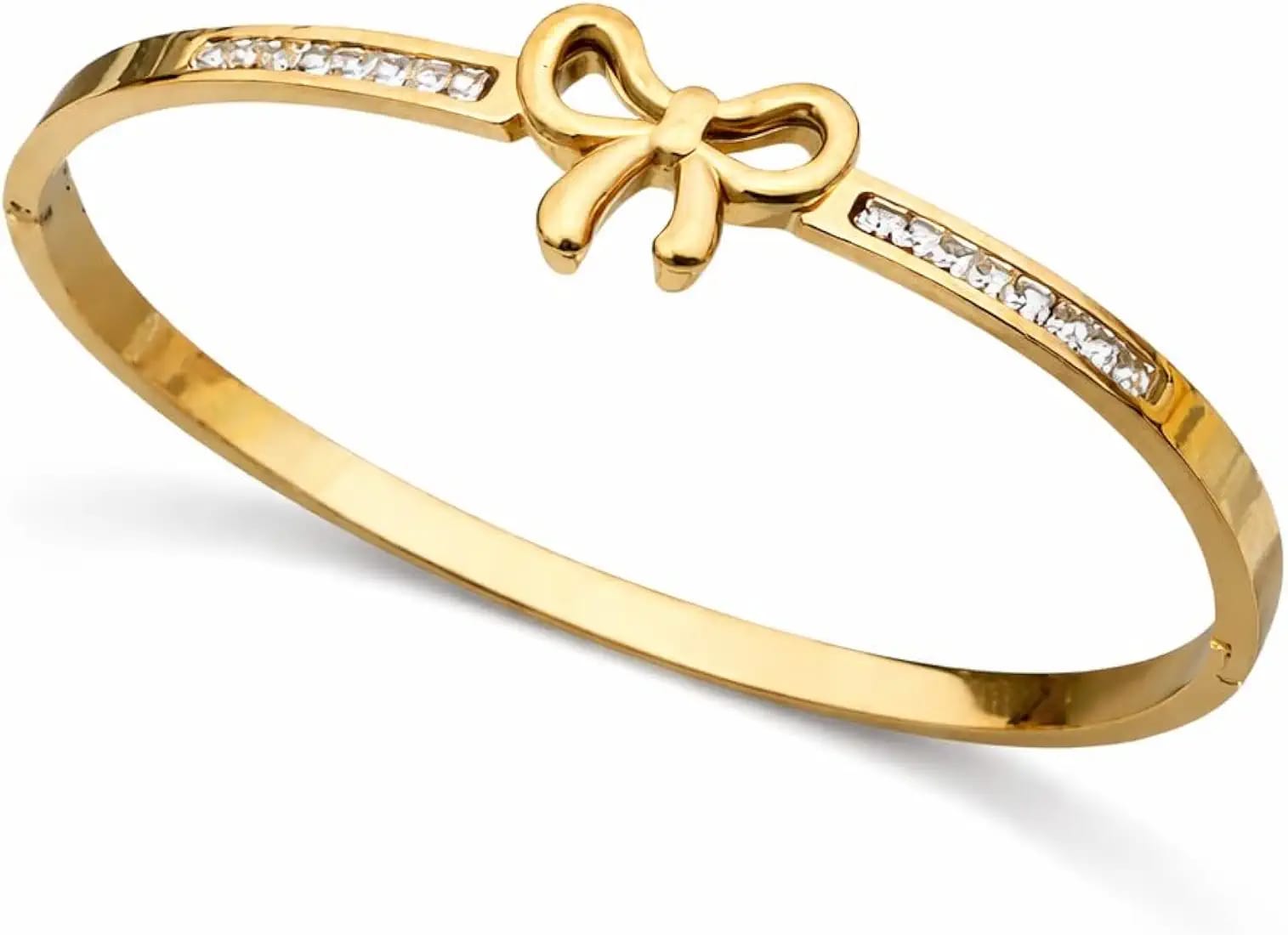 Romantic Golden Bow Bangle