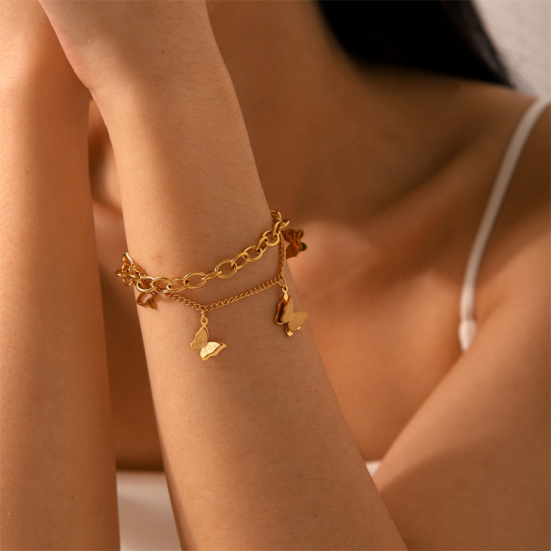 Butterfly Charm Bracelet