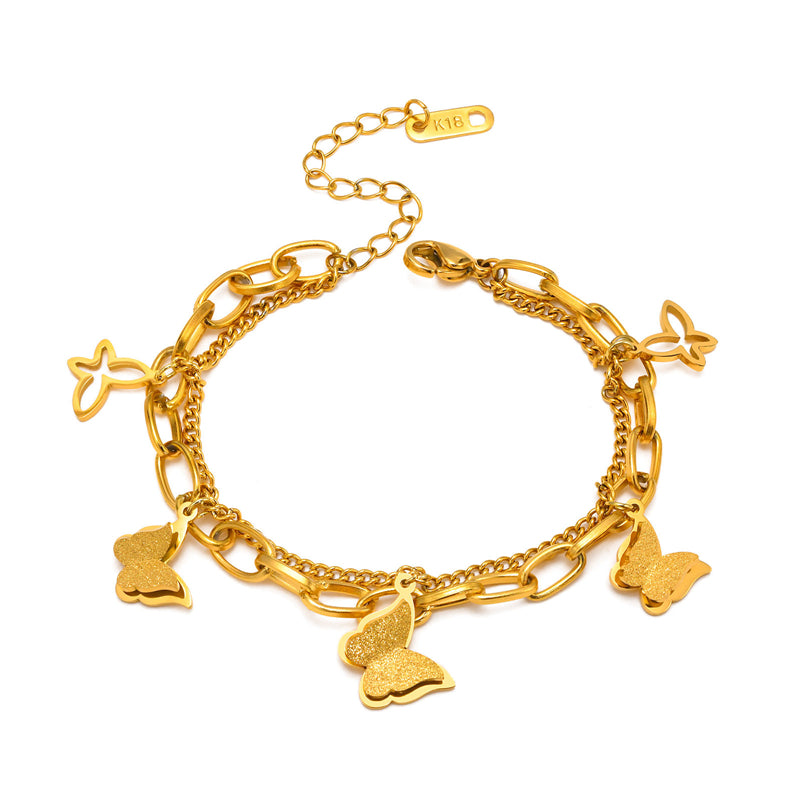 Butterfly Charm Bracelet