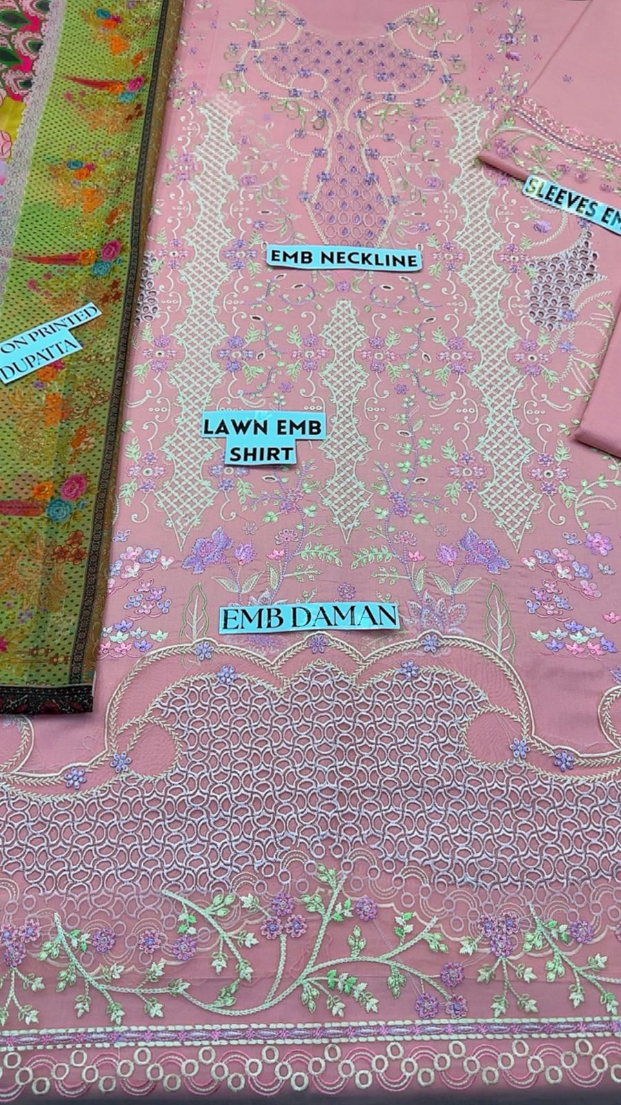 Graceful Ensemble- Unstitched 3PC