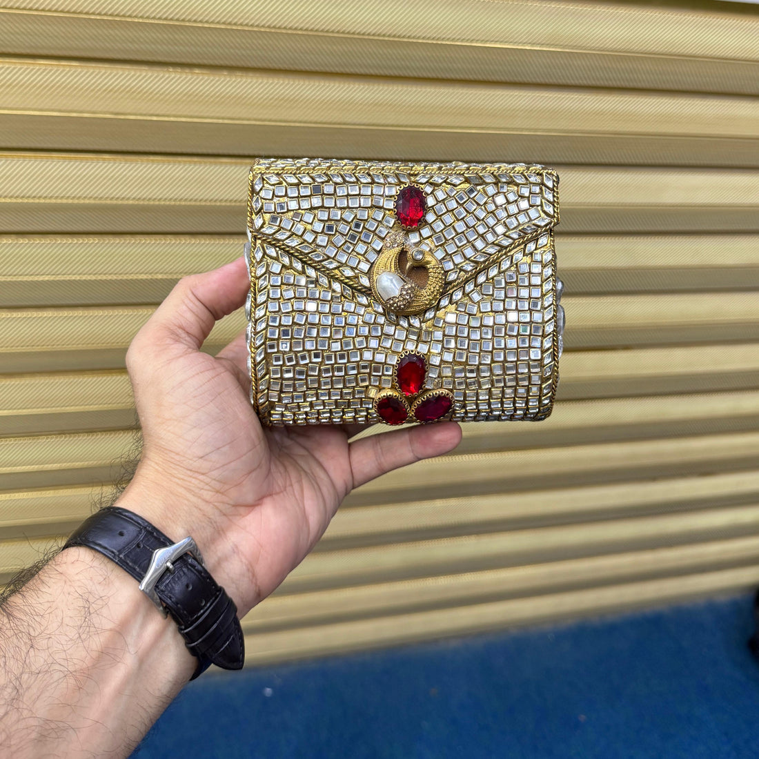 Designer Kundan Clutch