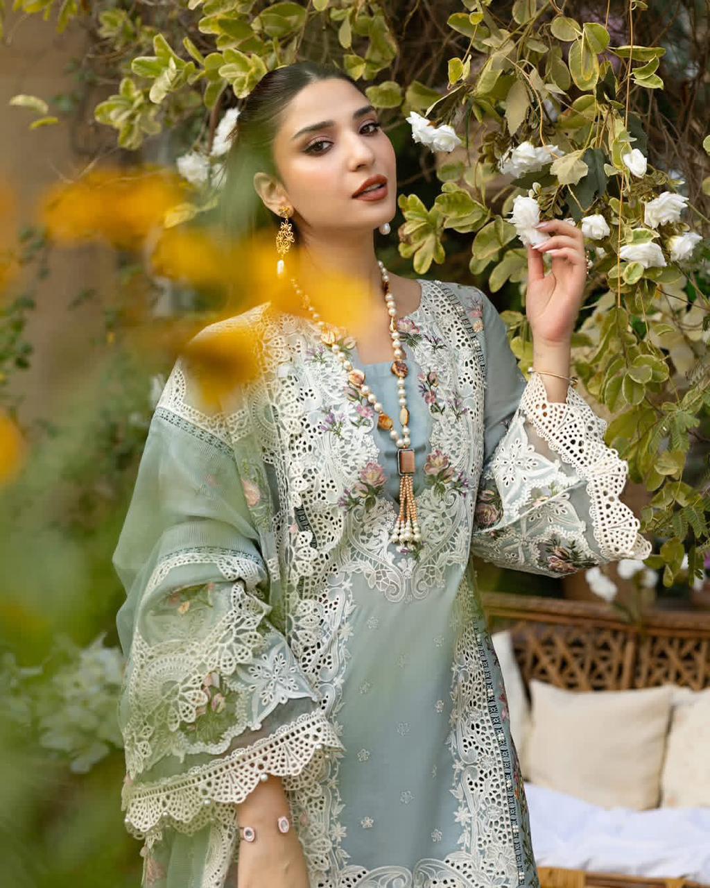 Elaaf wear - Unstitched 3PC