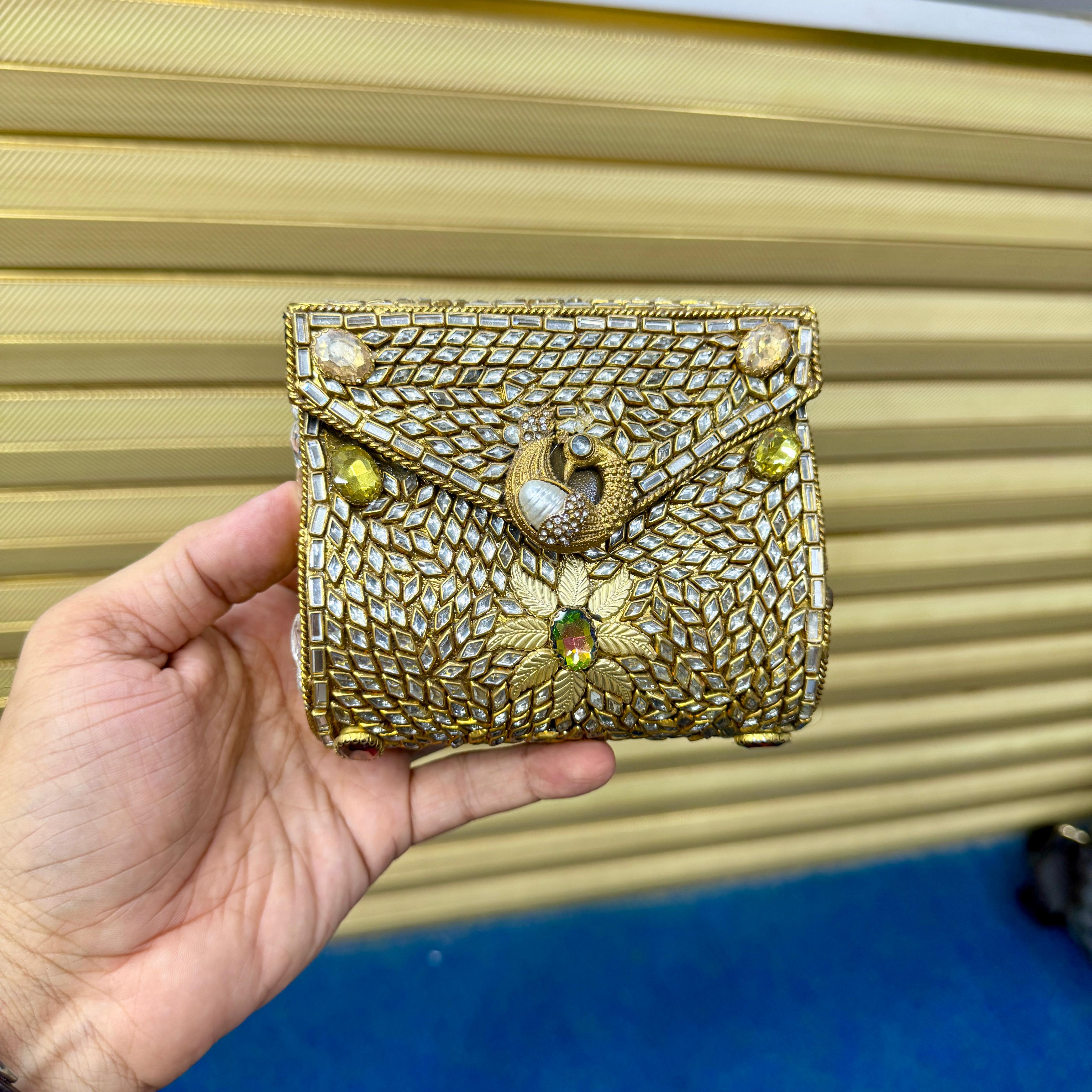 Designer Kundan Clutch