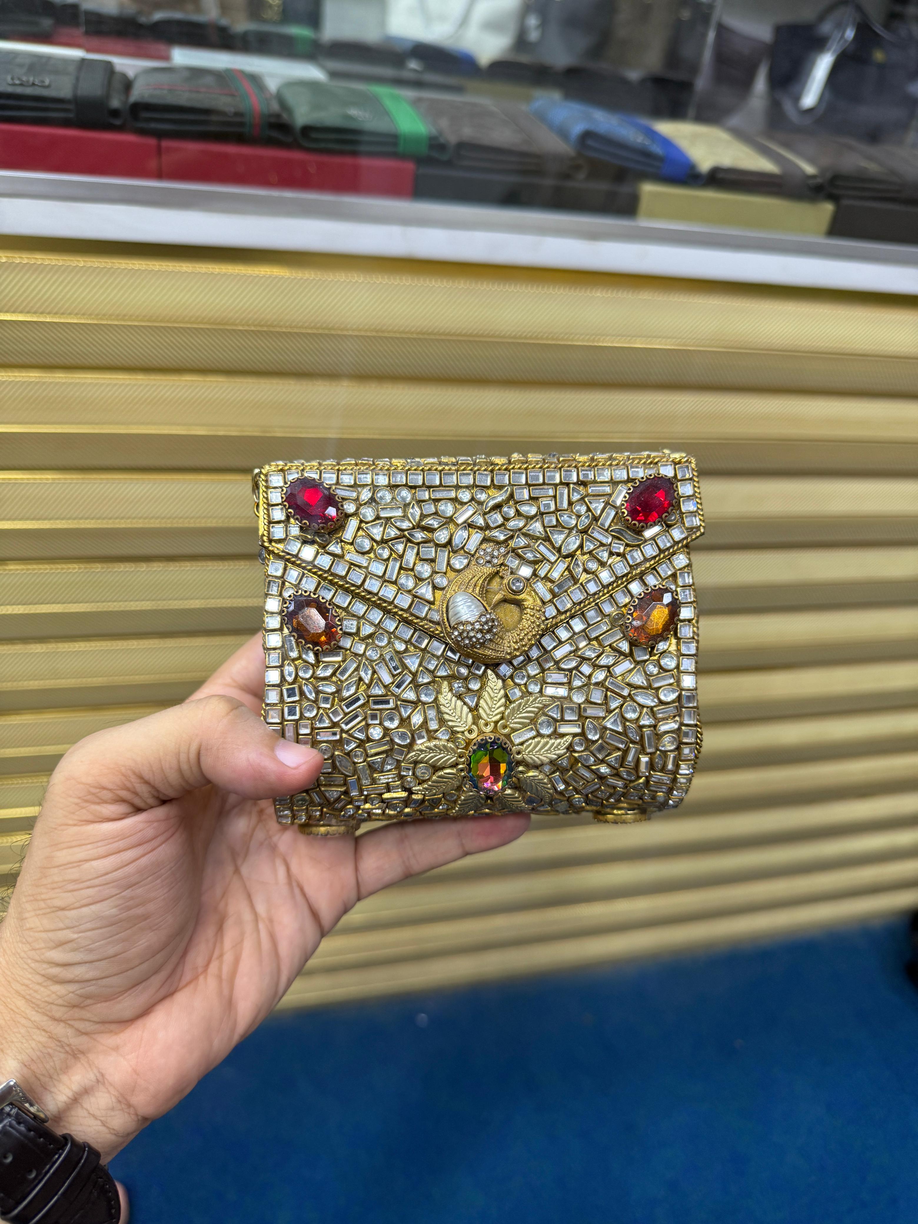 Designer Kundan Clutch