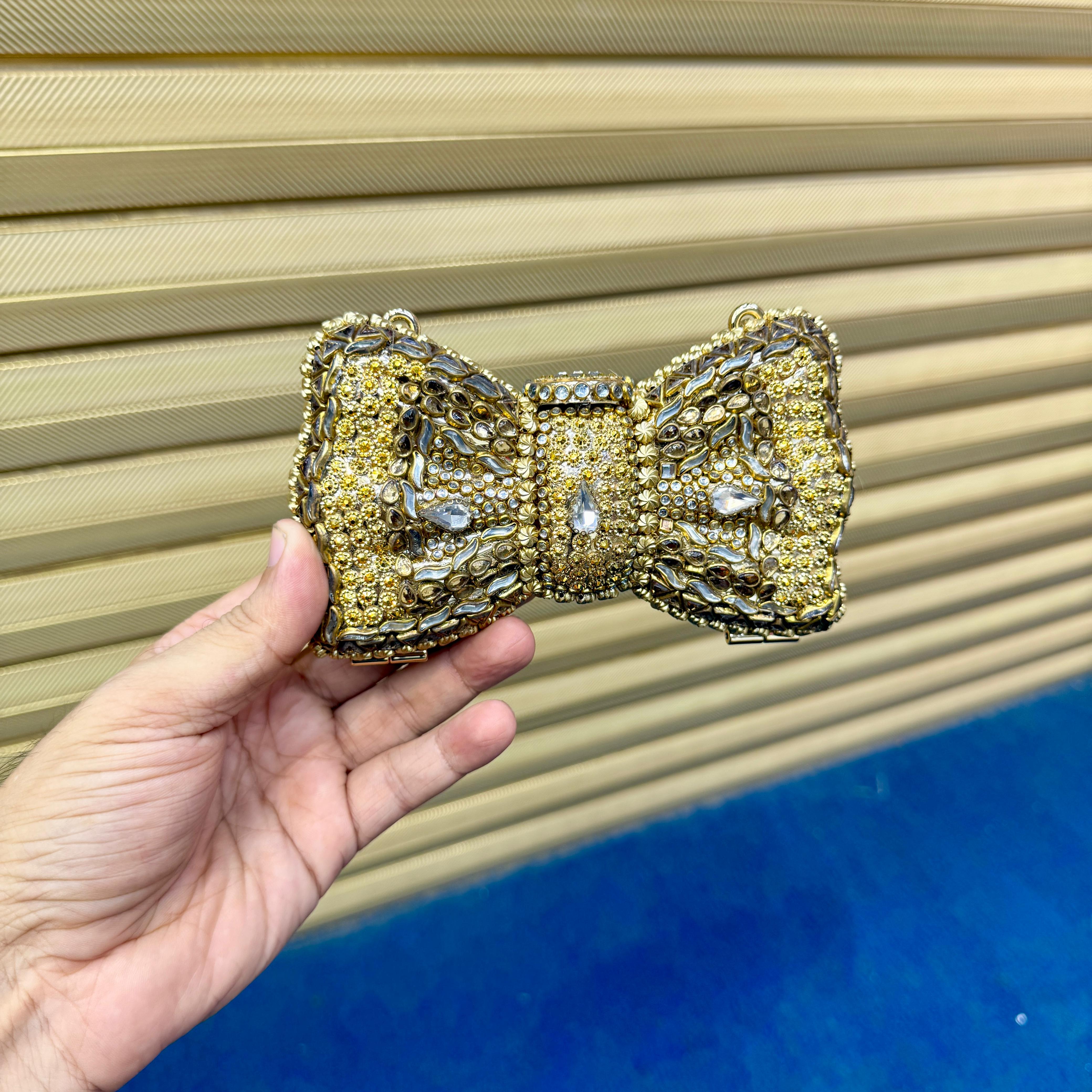 Mini Kundan Clutch
