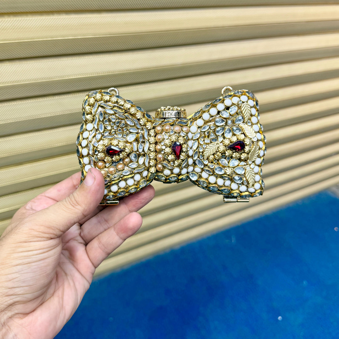 Mini Kundan Clutch