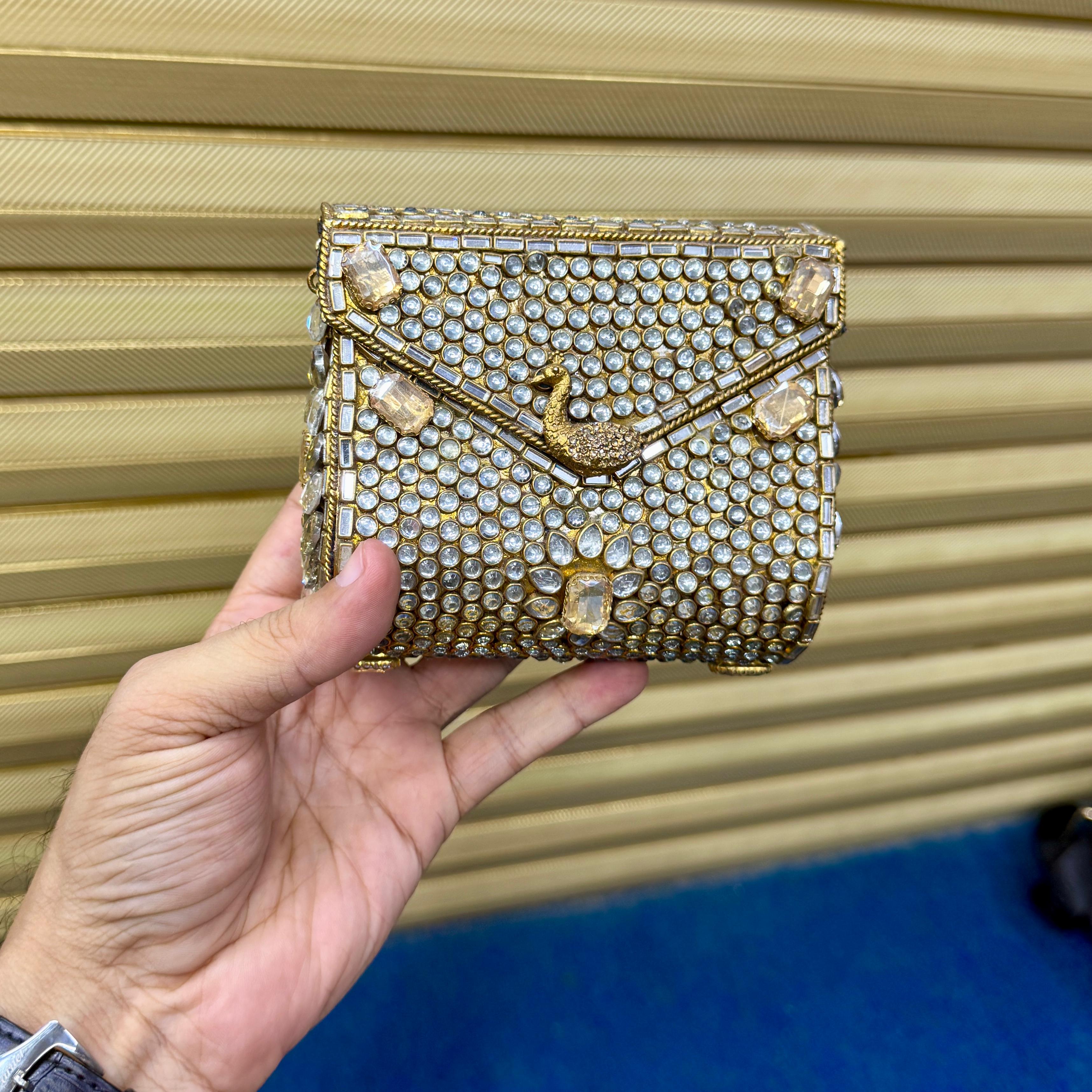 Designer Kundan Clutch