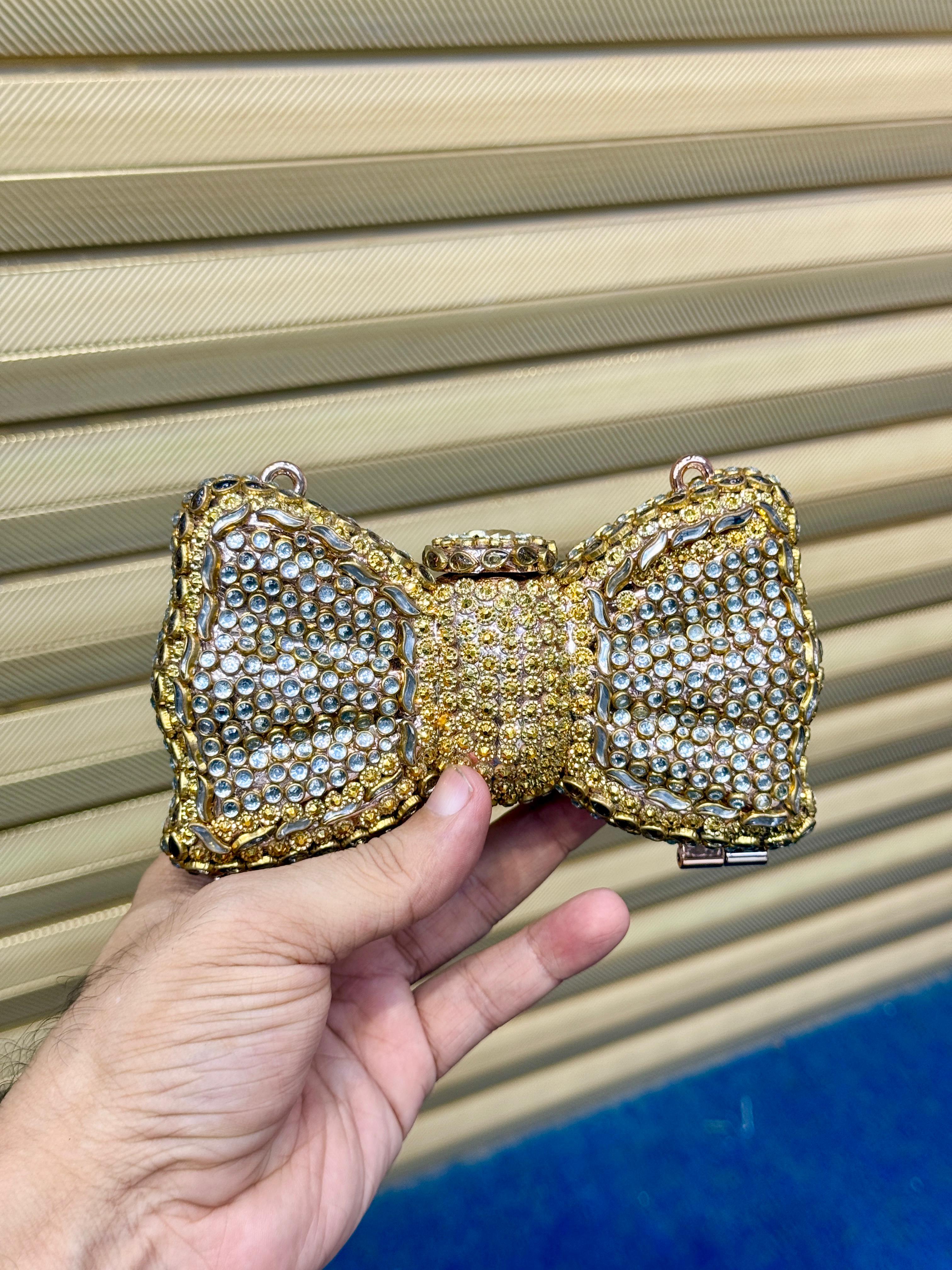 Mini Kundan Clutch