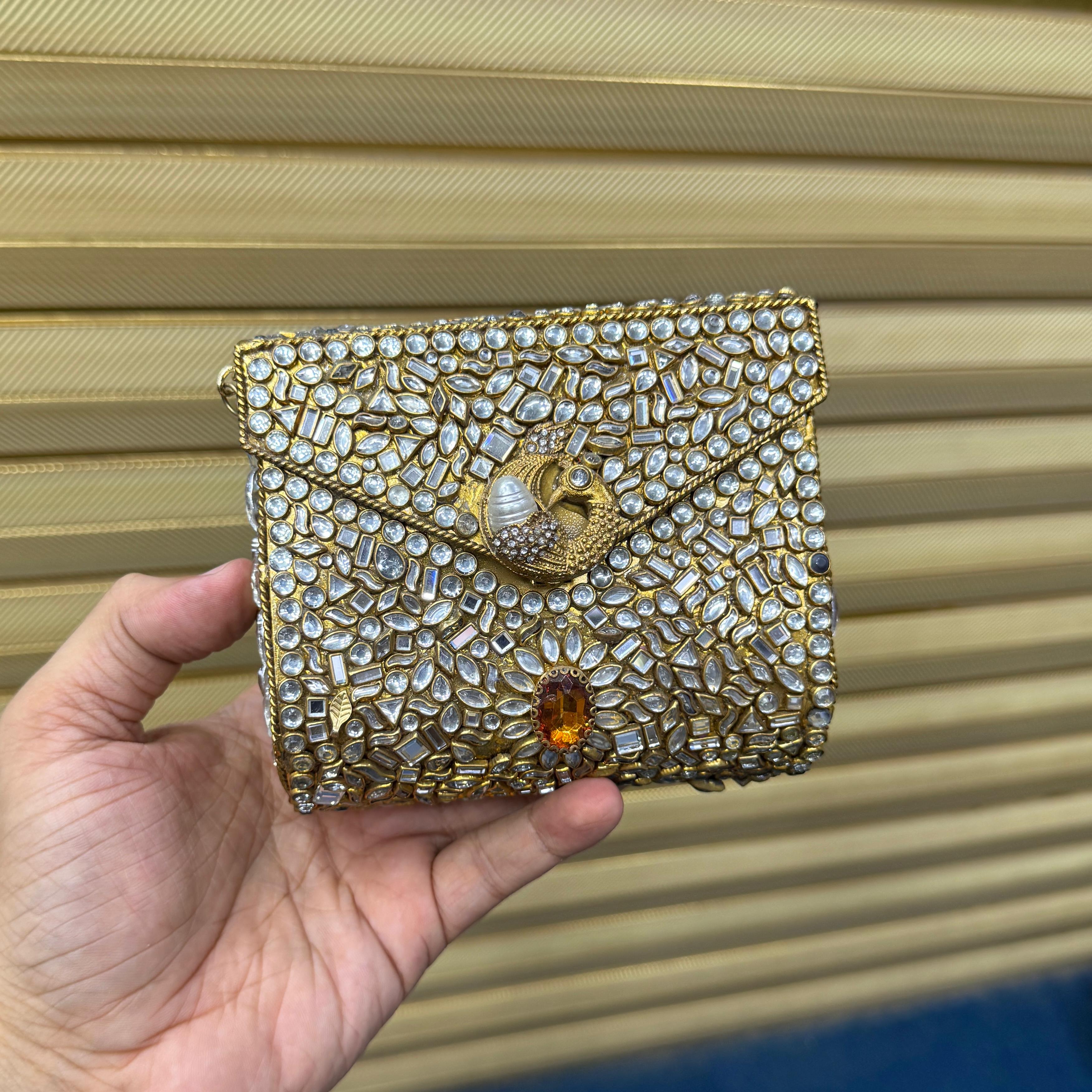 Designer Kundan Clutch
